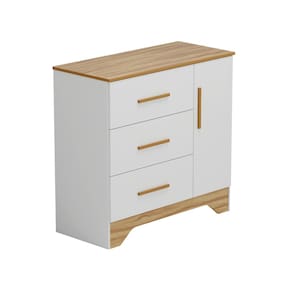 Comoda Bebe Moveis Peroba Popy 03 gavetas 01 pt Ls MDF