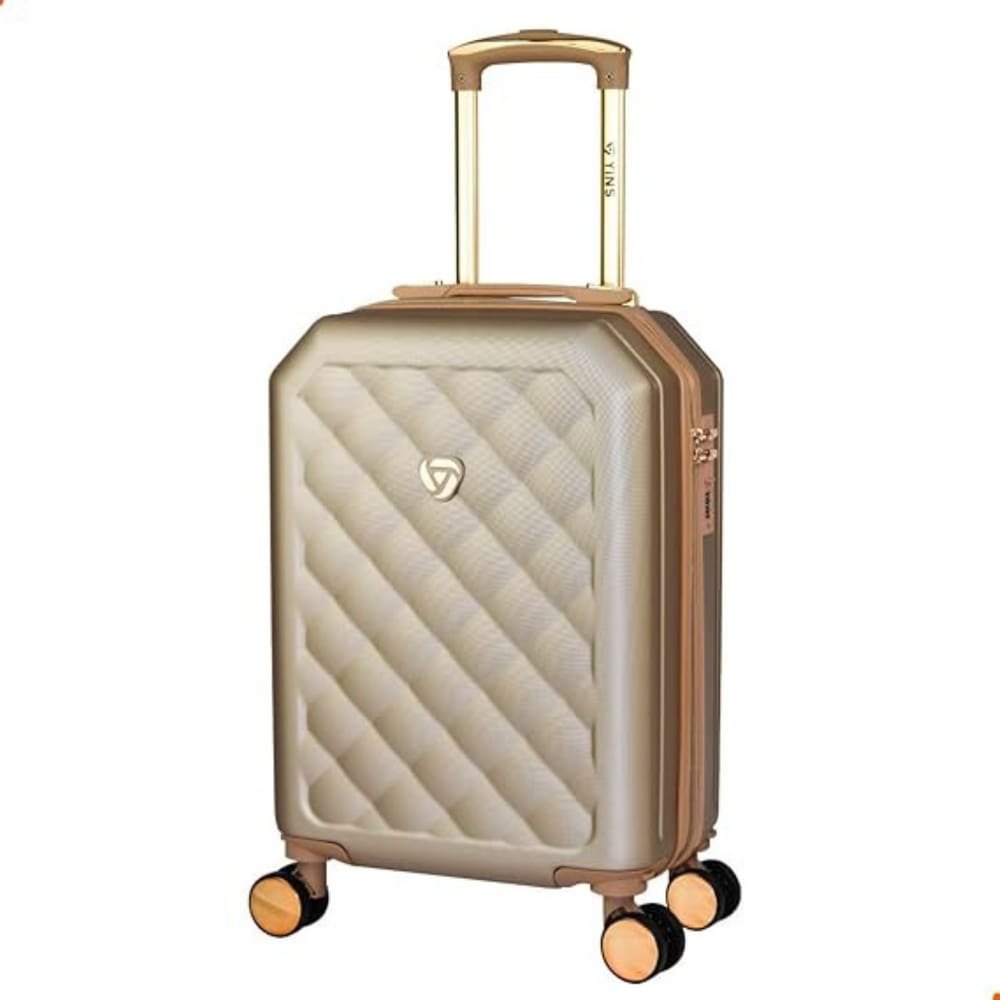 Mala Deluxe 20 Polegadas Em ABS Champagne YS21161CH