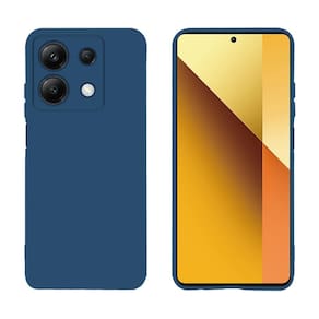 Capa Protetora De Silicone Para Redmi Note 13 5G, Azul