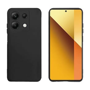 Capa Protetora De Silicone Para Redmi Note 13 5G, Preto