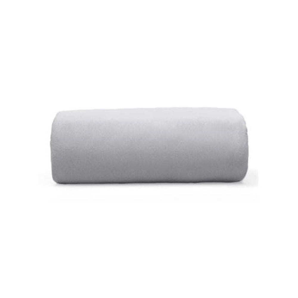 Lençol Buettner Solteiro Malha Basic Liso com Elastico Prata