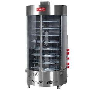 Assador Rotativo Vertical Giratória Arv130 Qc G.paniz Assador A Gás Bivolt