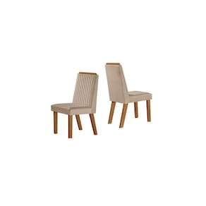 Cadeiras para Mesa de Jantar Estofada - Riviera - LJ Móveis