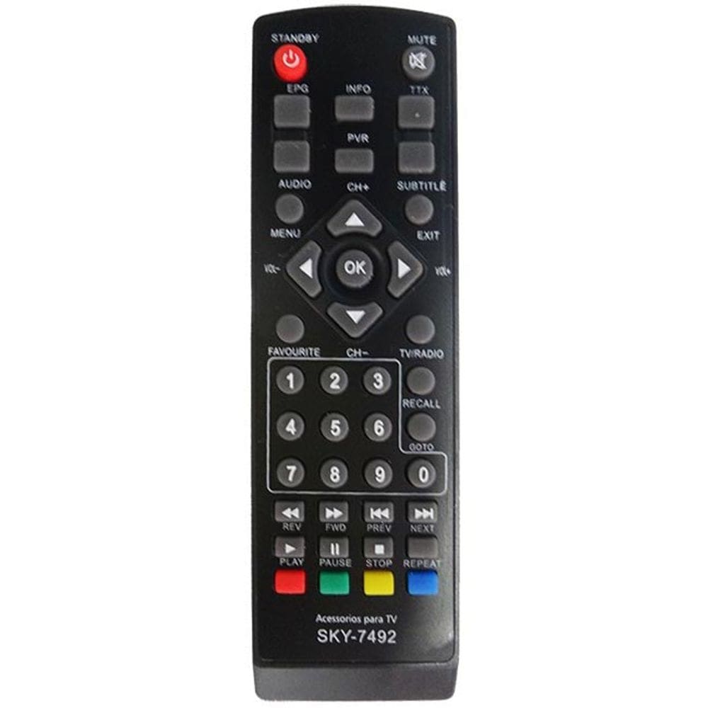 Controle Remoto Conversor aquario e Tomate SKY-7458-8015