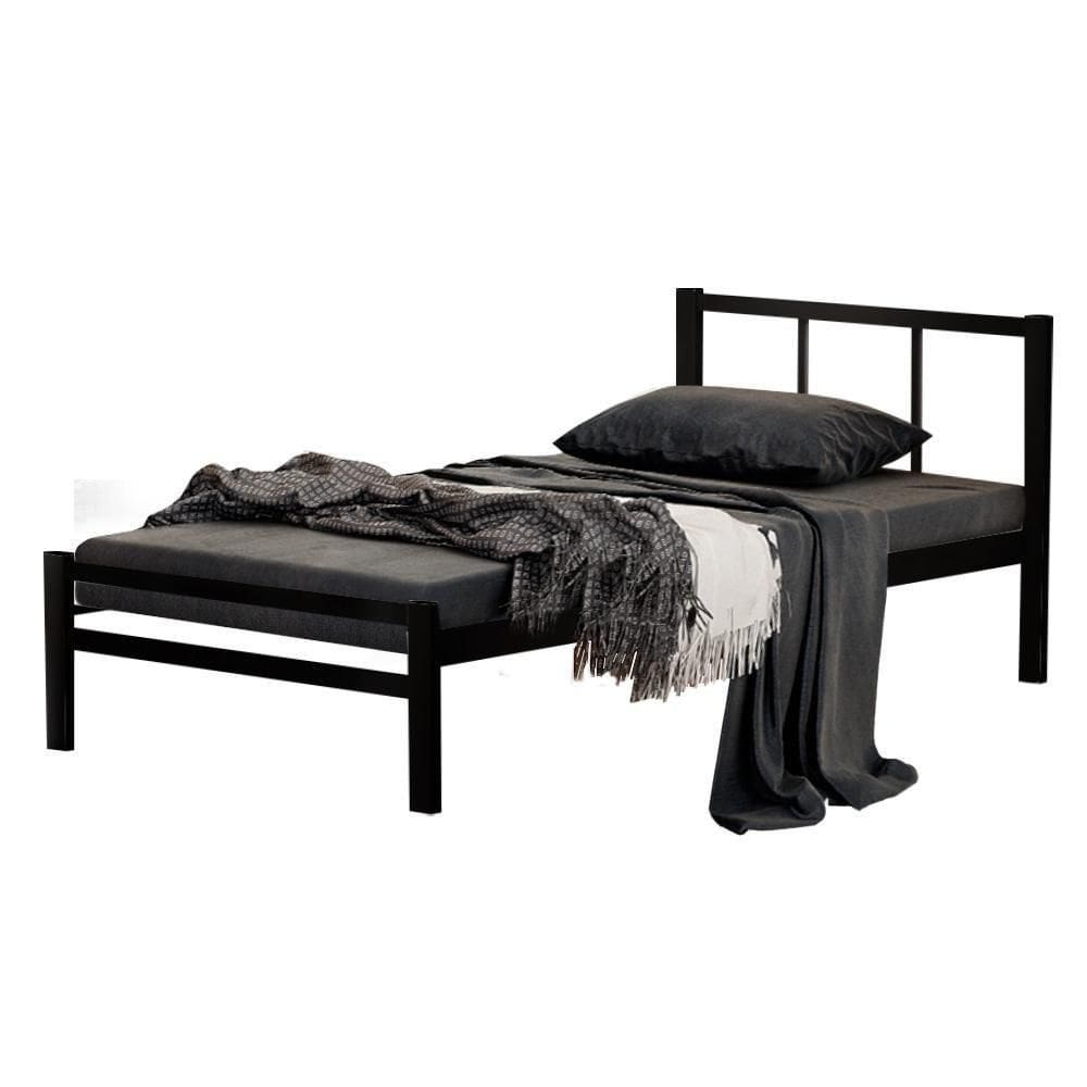 Cama De Ferro Vintage Solteiro 0.78 Preto Jane Shop Jm