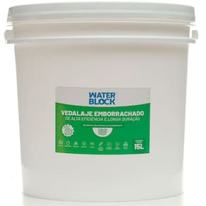 Impermeabilizante Emborrachado 15L Vedalaje Liquido Ultra Rapido