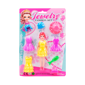 Boneca Bela - Com Vestido - 12 Unidades