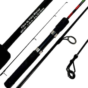 Vara Pesca MIG Piau Ultra light 06-12lb MPI07 1,30m Fibra de Vidro p/ Molinete