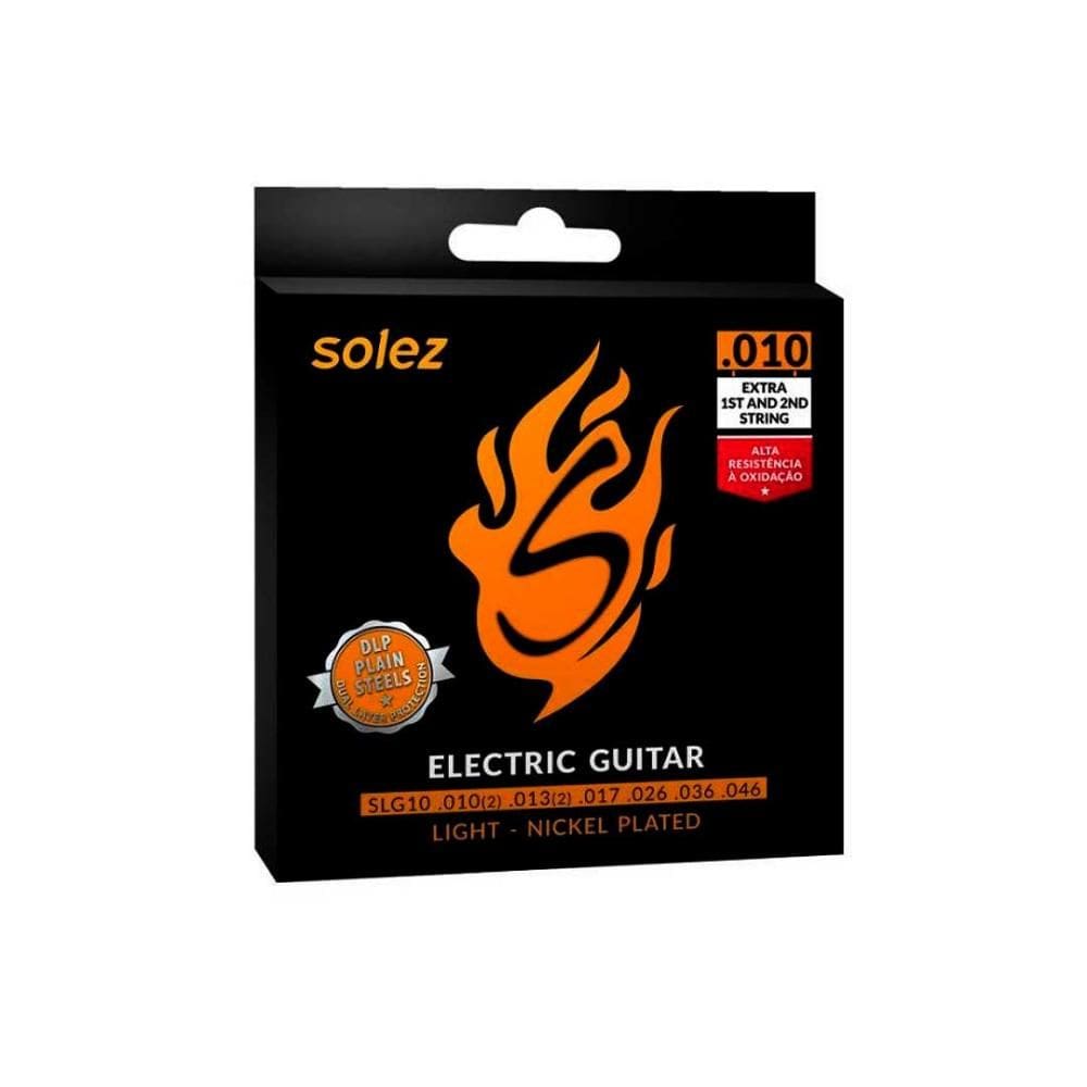 Encordoamento Para Guitarra Solez 0.010” Slg10 [F108]