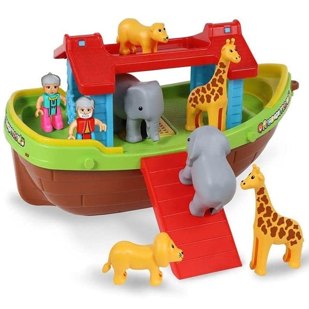 Brinquedo Infantil Arca de Noé Com rodinhas Flutua Livre de BPA Maral