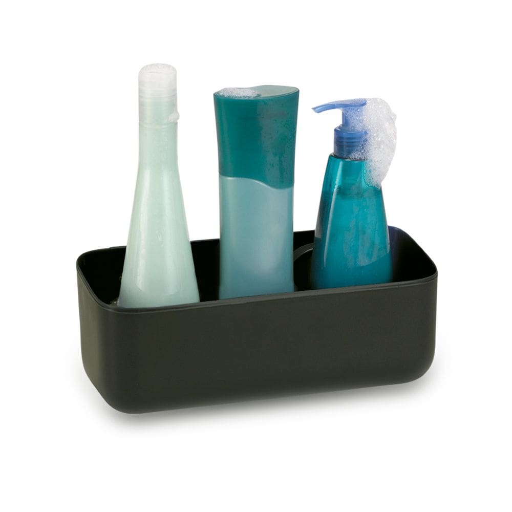 Porta Shampoo Prateleira com Ventosa Não Fure Preto - 8420 Arthi