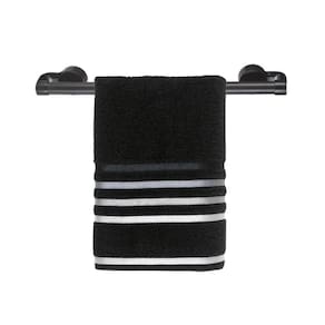 Porta Toalha de Banho 52cm com Ventosa Não Fure Preto - 8470 Arthi