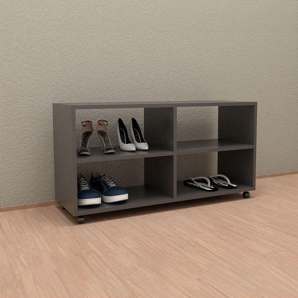 Sapateira Em Mdf Com Espaço Para 08 Pares De Calçados