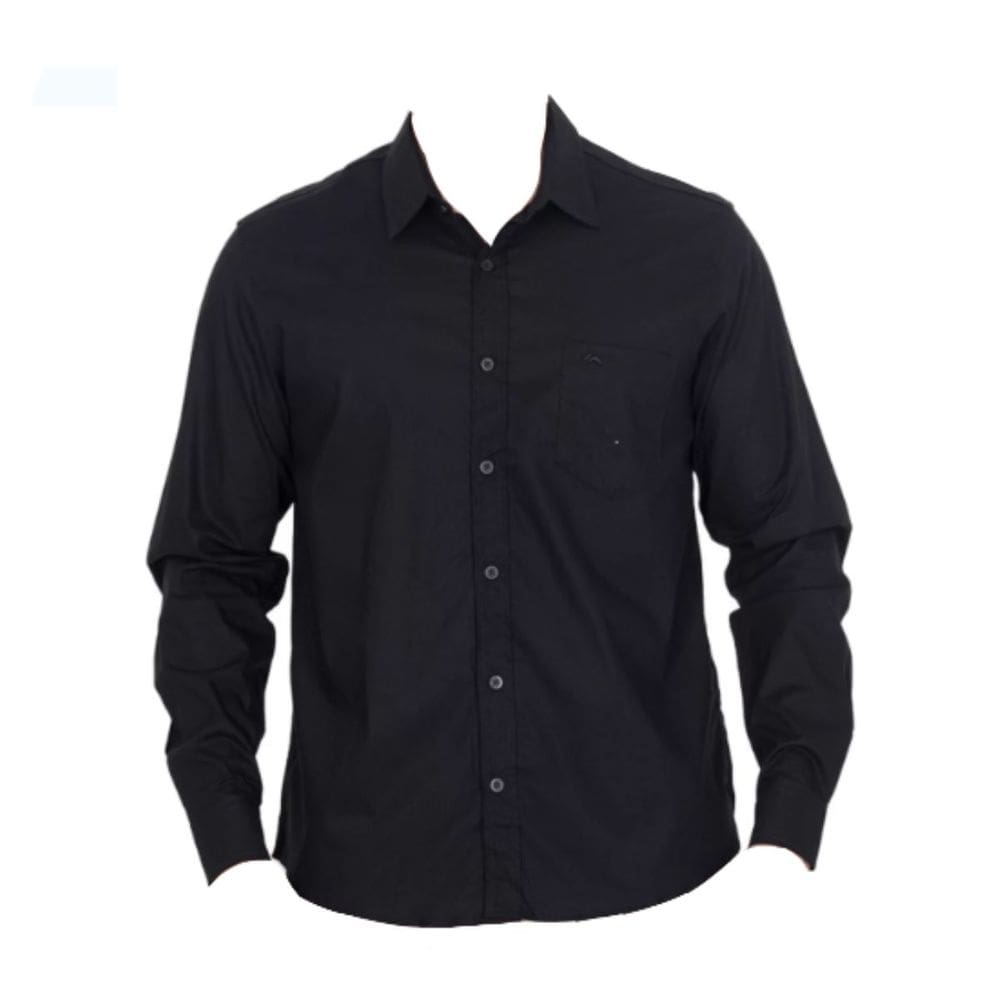 Camisa Social Manga Longa com Bolso 100% Algodão Fio 50 Plus Size Zuza 8 ao 10