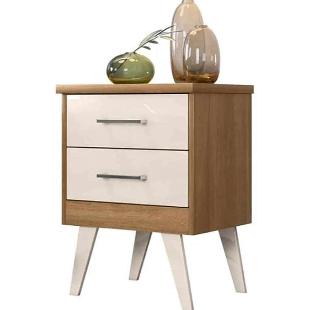 Mesa de Cabeceira Thor 2 Gavetas Rud Rack