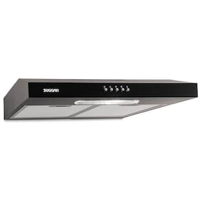 Depurador Slim Suggar DPS161PT 60cm 3 Velocidades Preto 110V