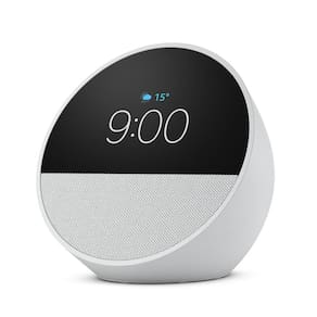 Echo Spot (2024) com Alexa: Despertador inteligente com som vibrante e Alexa | Cor Branca, AMAZON  AMAZON