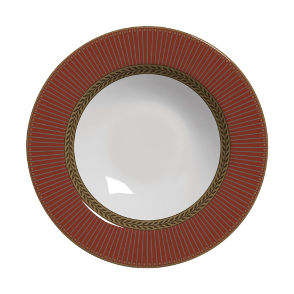 Conjunto com 6 Pratos Fundo Celebrate Vermelho Ø25cm