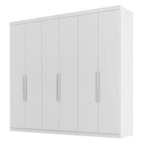 Guarda Roupa Casal Evidence Plus Branco - Zanzini