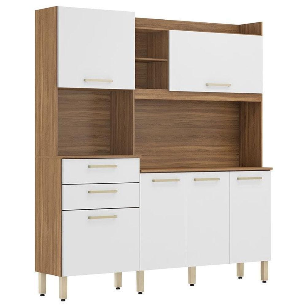 Kit Para Cozinha Select Amendola Branco - Demóbile