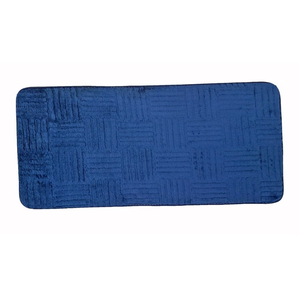 Tapete Passadeira Antiderrapante Com Felpa Macio 45cm X 1,0m