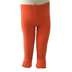 Meia Calça fem Infantil Lupo fio 60 Laranja