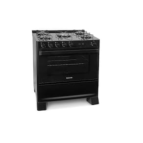 Fogãode Piso Suggar Cook 5 Bocas Mesa de Vidro Preto Bivolt FGV508PT