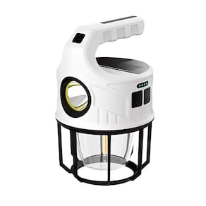 Lanterna Lampião Albatroz Fishing LYD-004 Led Recarregável Solar Camping 2 Em 1