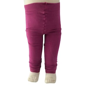 Legging Lã fem Infantil Lupo fio 80 Roxa