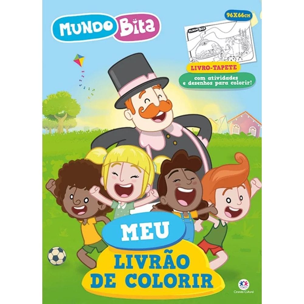 Livro-Tapete - Meu Livrão de Colorir - Sonic - Mundo Bita