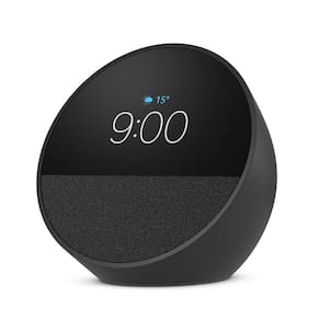 Echo Spot (2024) com Alexa: Despertador inteligente com som vibrante e Alexa | Cor preta, AMAZON  AMAZON