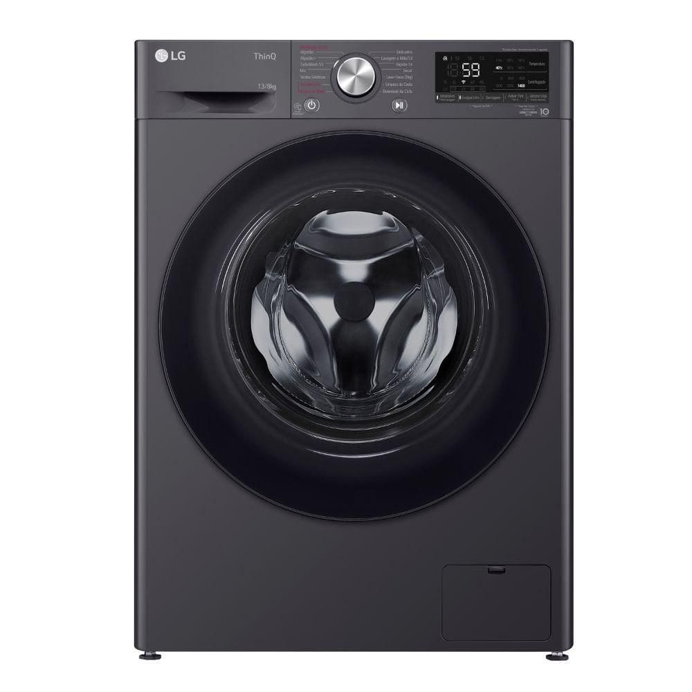 Lava e Seca Smart LG VC4 13kg Titanium com Inteligência Artificial AIDD CV5013BC4 127V