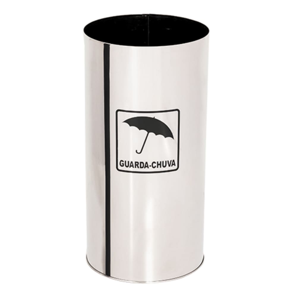Porta guarda-chuvas 30L de Aço Inox