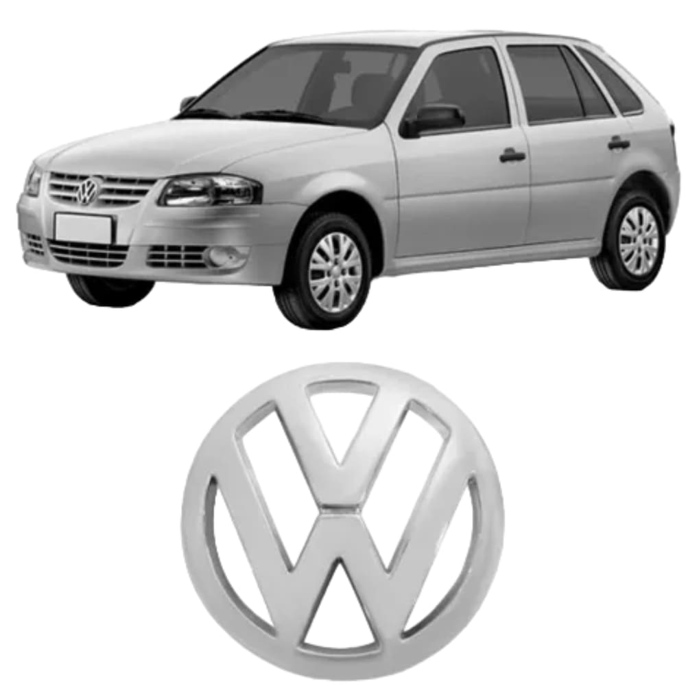 100 Unidades Emblema 12,5 Cm Volkswagem Veiculos Geração 4