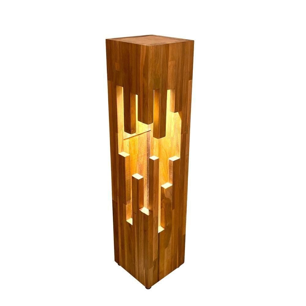 Abajur / Luminária De Chão O`thentique Modelo Stalactite Quadrado