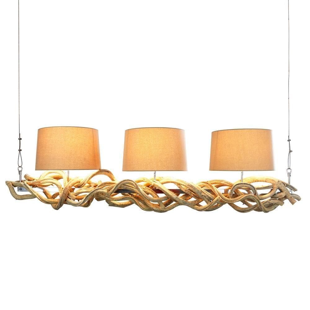 Pendente / Luminária De Teto O`thentique Modelo The Swirl 3 Lâmpadas
