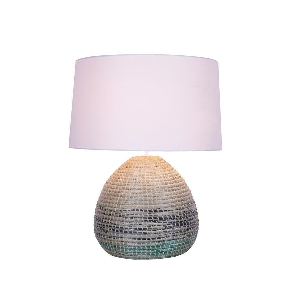 Abajur / Luminária De Mesa O`thentique Modelo Seagrass Colorido