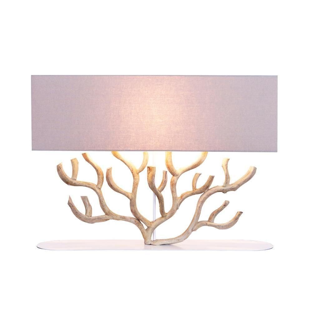 Abajur / Luminária De Mesa O`thentique Modelo Coral De Fogo