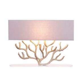 Abajur / Luminária De Mesa O`thentique Modelo Coral De Fogo