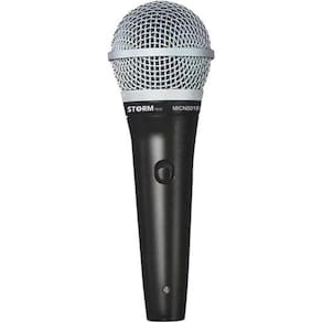 Microfone Com Fio Storm Micn00010 Preto