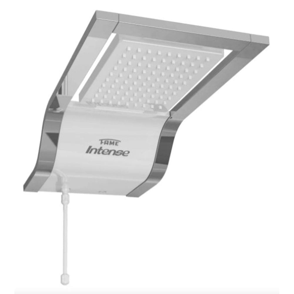 Chuveiro Ducha Eletrônica Fame Intense Super Potente 7800w Branca/Inox 220v