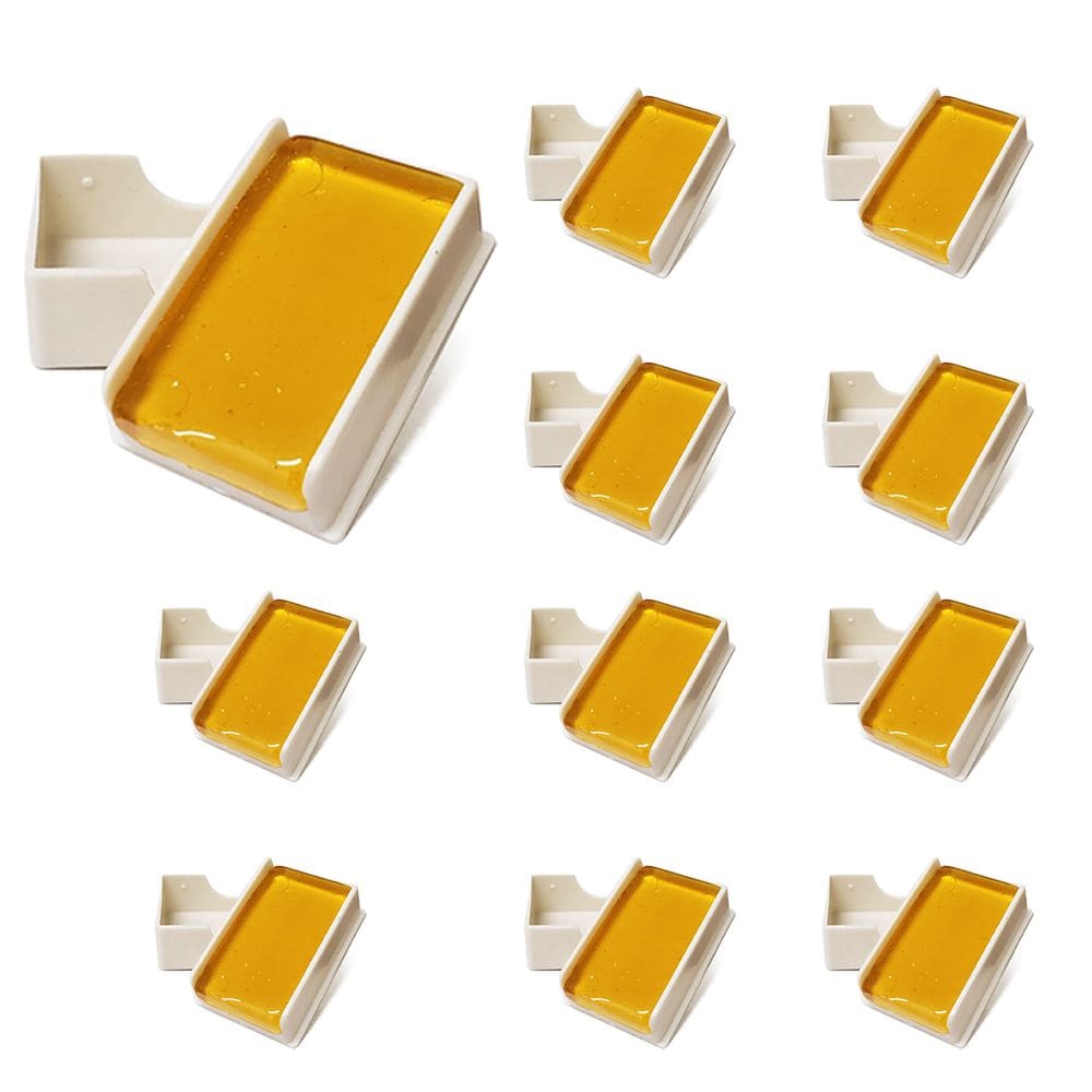 Kit 100 Unidades de Breu Claro para Arco de Violino Viola Cello Alan