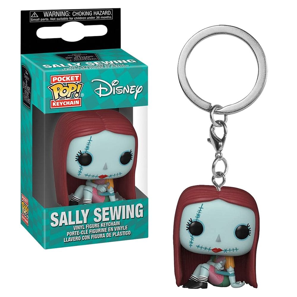 Chaveiro Funko Pop Keychain Disney - Sally Sewing Nbc