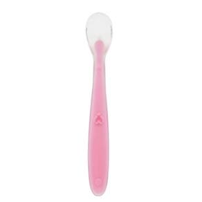 Colher Infantil Anatômica Ideal para Introdução Alimentar em Silicone Macia Buba