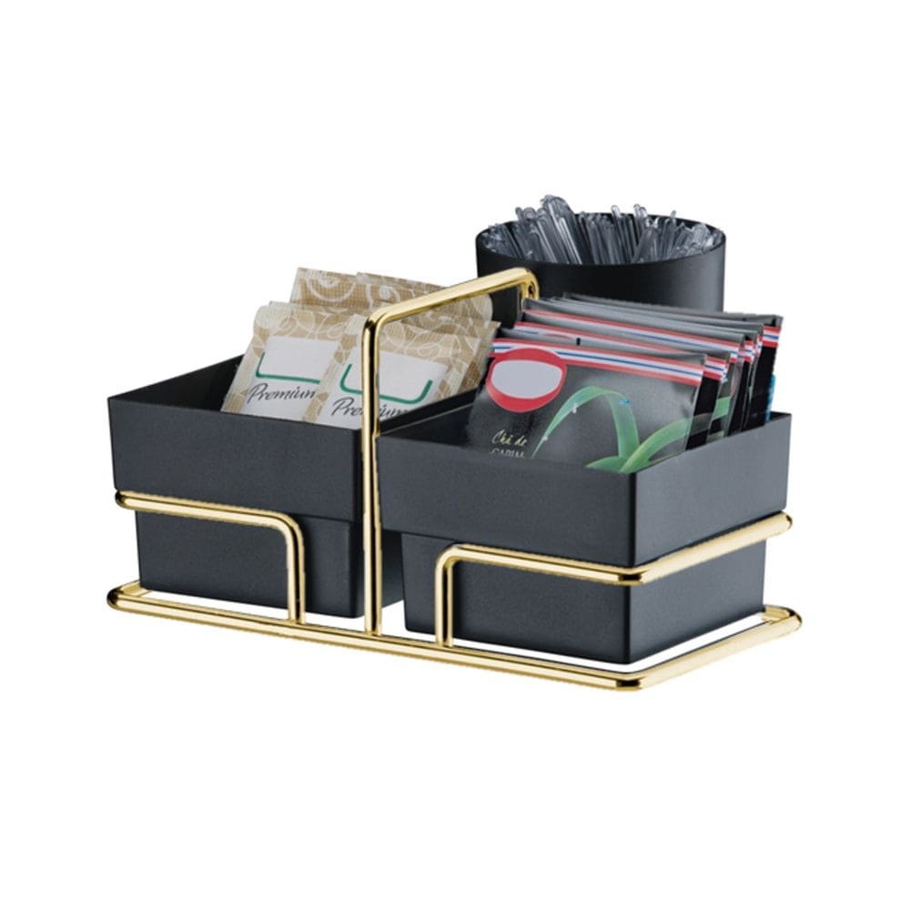 Organizador Porta Sachês e Mexedor Preto Dourado - 1180DD Future