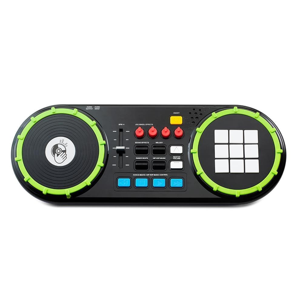 Brinquedo Dj Mixer Controle de Batidas por Minuto Painel LED Multikids