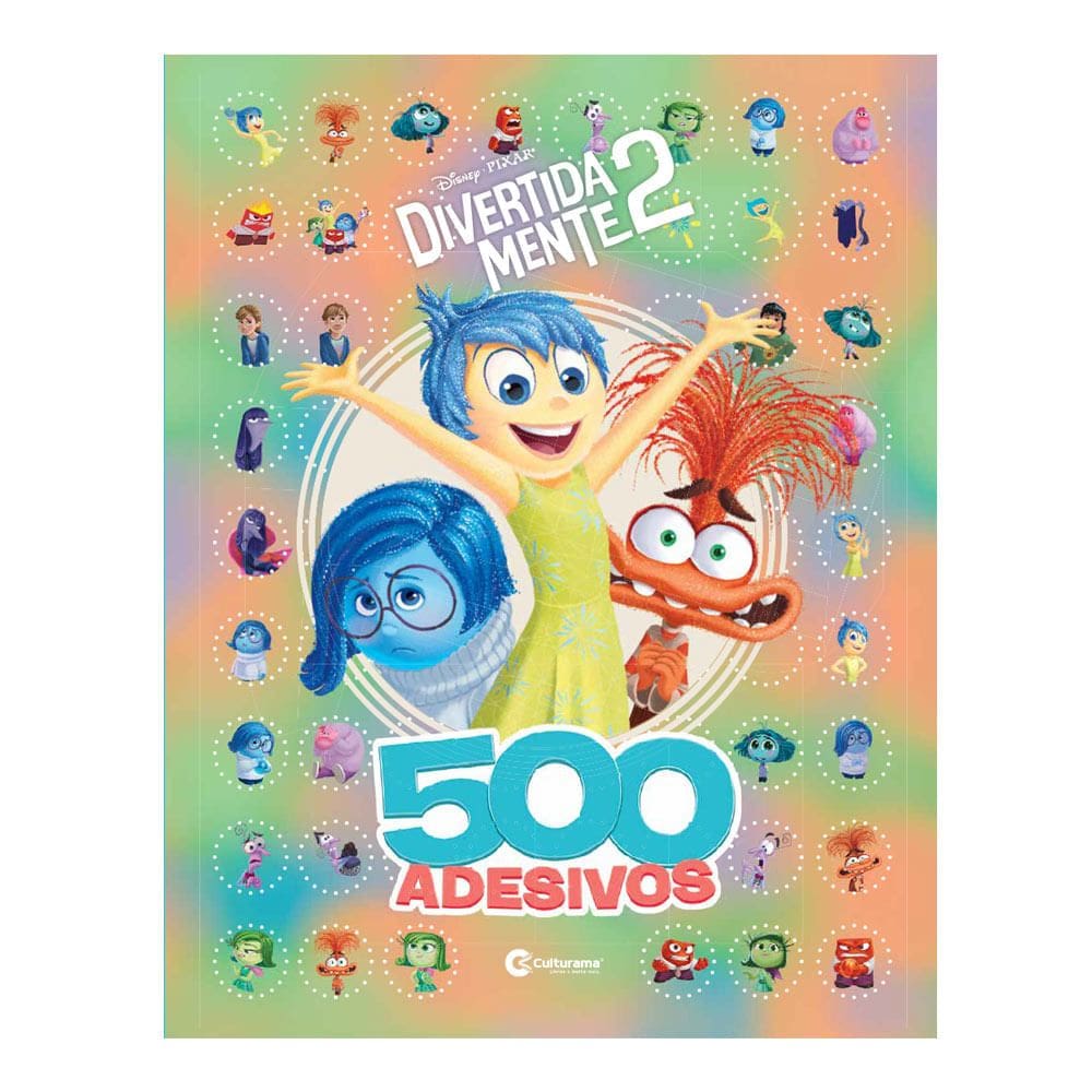 Livro Divertidamente 2 Culturama para Colorir com 500 Adesivos