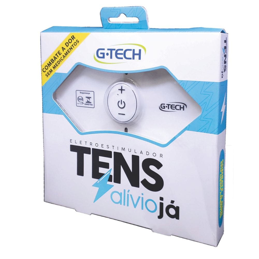 Eletroestimulador Massageador Tens G-tech Alivio Já Recarregável Portátil