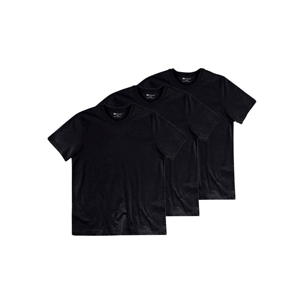 Kit com 3 Camisetas Masculina Hering 201