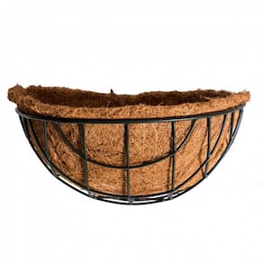 Meio Vaso de Parede em Fibra de Coco (30cm) TOP GARDEN